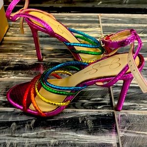 Bright colored multi sandal - Jessica Simpson